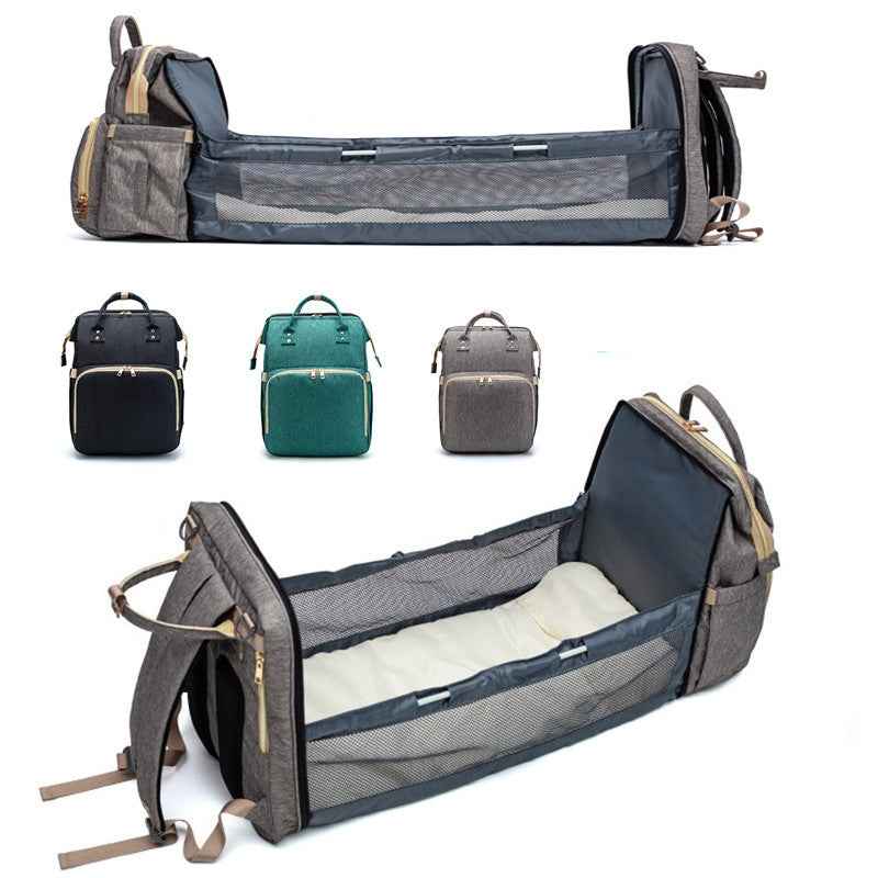 3-in-1 Convertible Baby Diaper Travel Backpack
