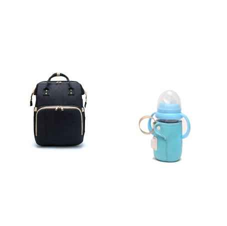 3-in-1 Convertible Baby Diaper Travel Backpack