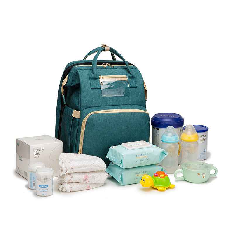3-in-1 Convertible Baby Diaper Travel Backpack