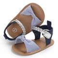 stylesilove Baby Toddler Girl Bowknot Sandals Soft Sole Anti-Slip Crib Shoes Prewalker 0-18M, 5 Colors