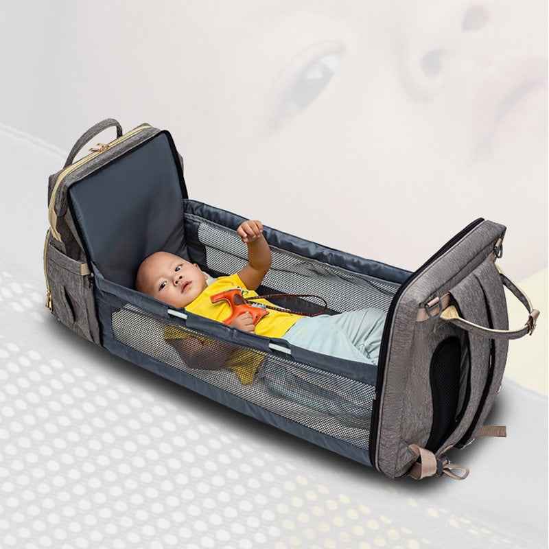 3-in-1 Convertible Baby Diaper Travel Backpack
