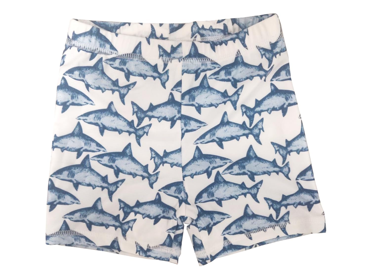 stylesilove Toddler Kid Boys Playful Shark Printed Swim Shorts Quick Dry Bathing Suit Beach Pool Swim Trunks