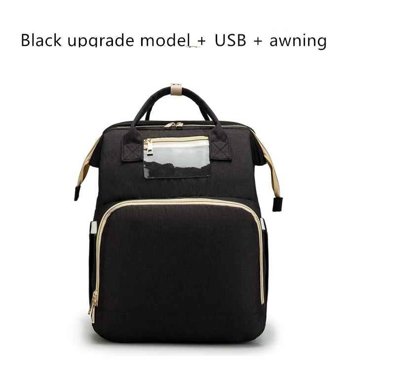 3-in-1 Convertible Baby Diaper Travel Backpack