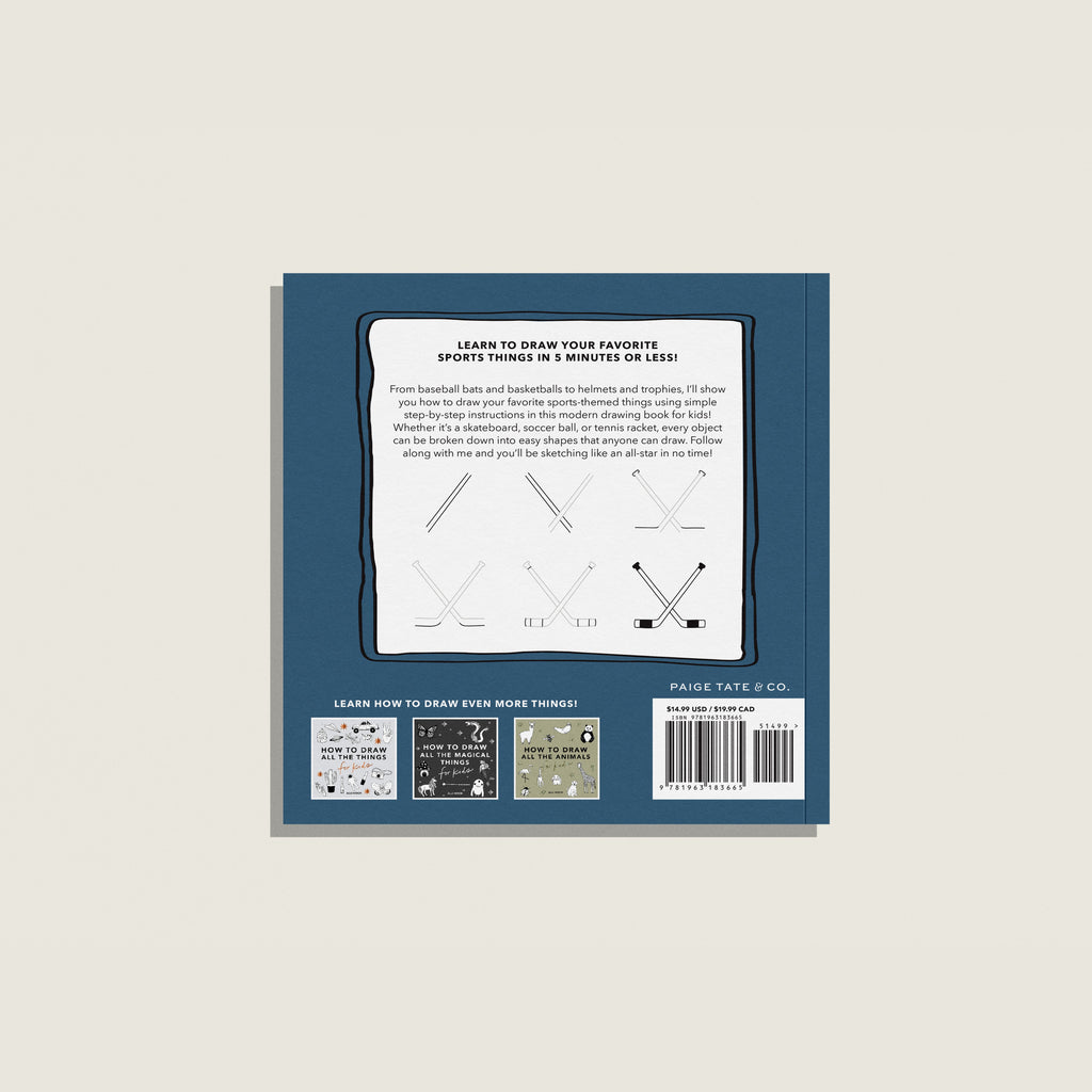 Sports Things: How to Draw Books for Kids