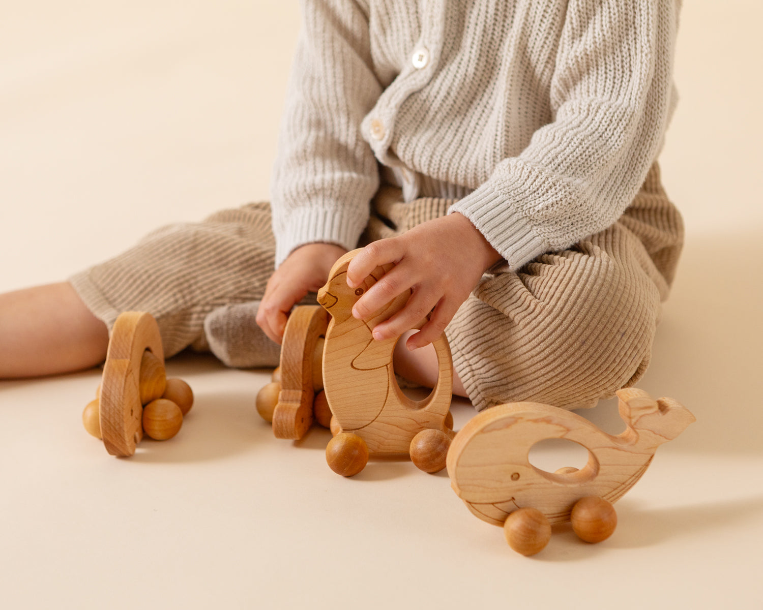Easy Grasp Whale Push Toy | Made in the USA 🇺🇸